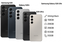 رنگ‌بندی و حافظه سامسونگ گلکسی S26، S26 پلاس و S26 اولترا توسط یه فروشگاه فنلاندی لو رفت